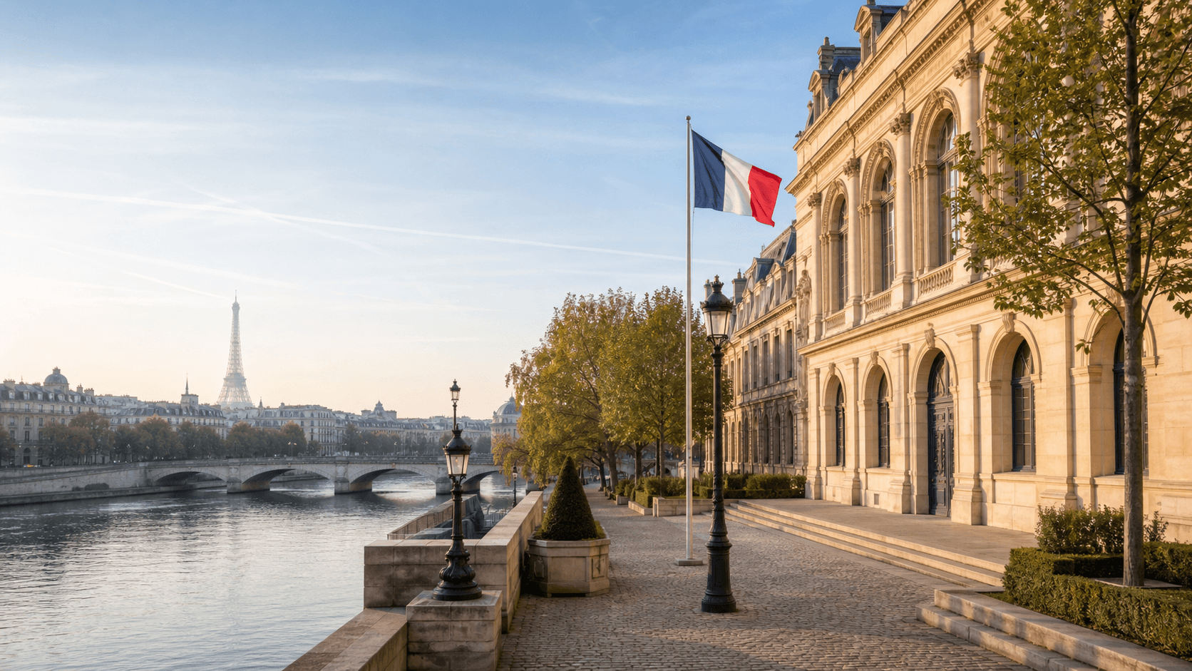 City view representing France as a study destination